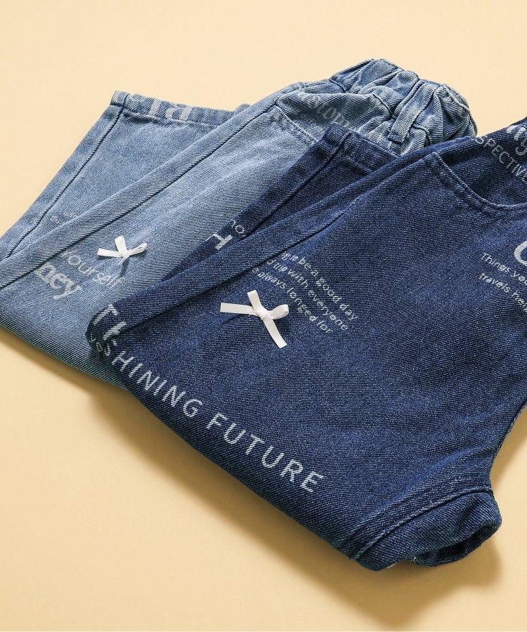 印花柯比牛仔褲 10分褲