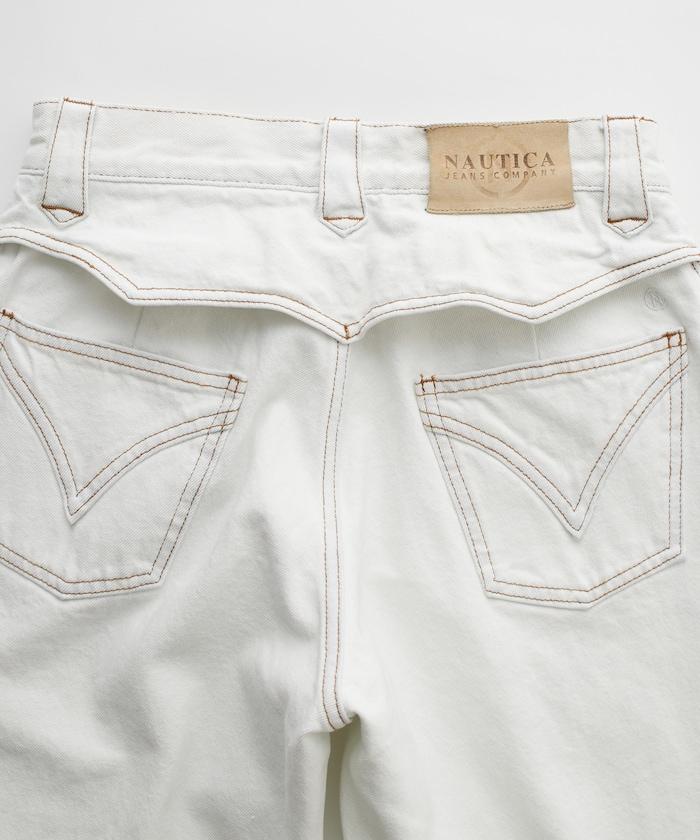 西部風格拼接牛仔褲