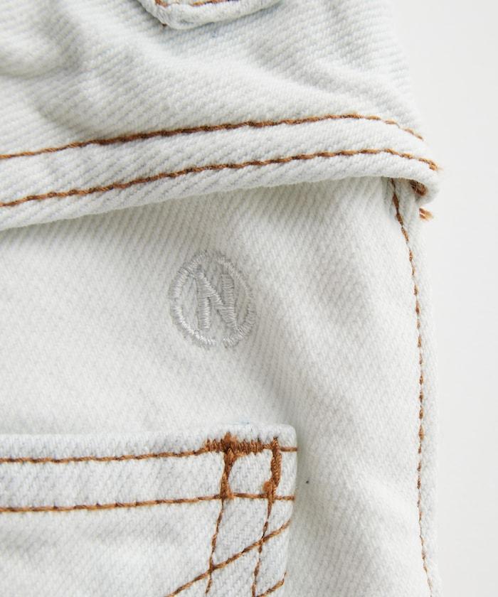 西部風格拼接牛仔褲