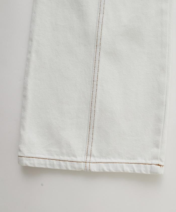 西部風格拼接牛仔褲