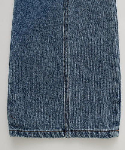 西部風格拼接牛仔褲