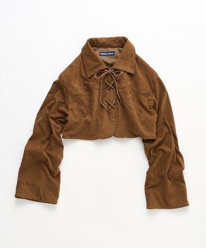 瑞典風短開衫上衣