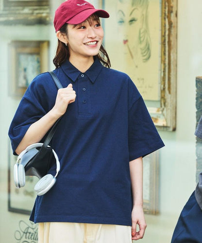 9盎司重量級寬鬆版重型POLO衫/超大碼POLO