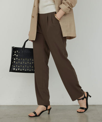 【更新！】【-3公斤顯瘦褲】針織錐形褲