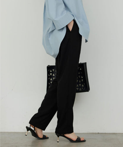 【更新！】【-3公斤顯瘦褲】針織錐形褲