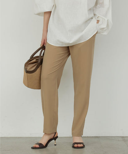 【更新！】【-3公斤顯瘦褲】針織錐形褲