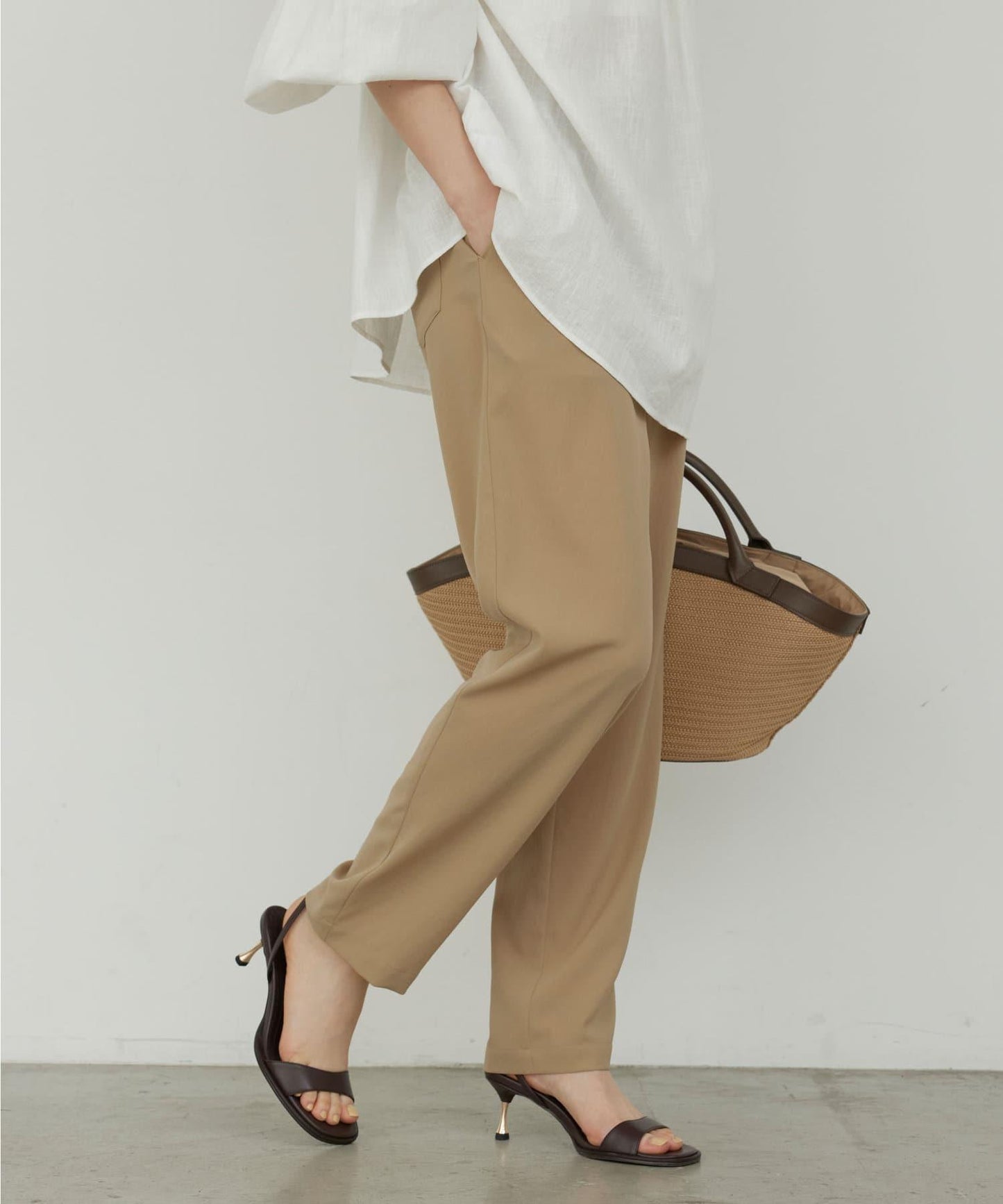 【更新！】【-3公斤顯瘦褲】針織錐形褲