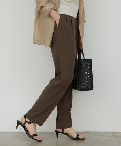 【更新！】【-3公斤顯瘦褲】針織錐形褲