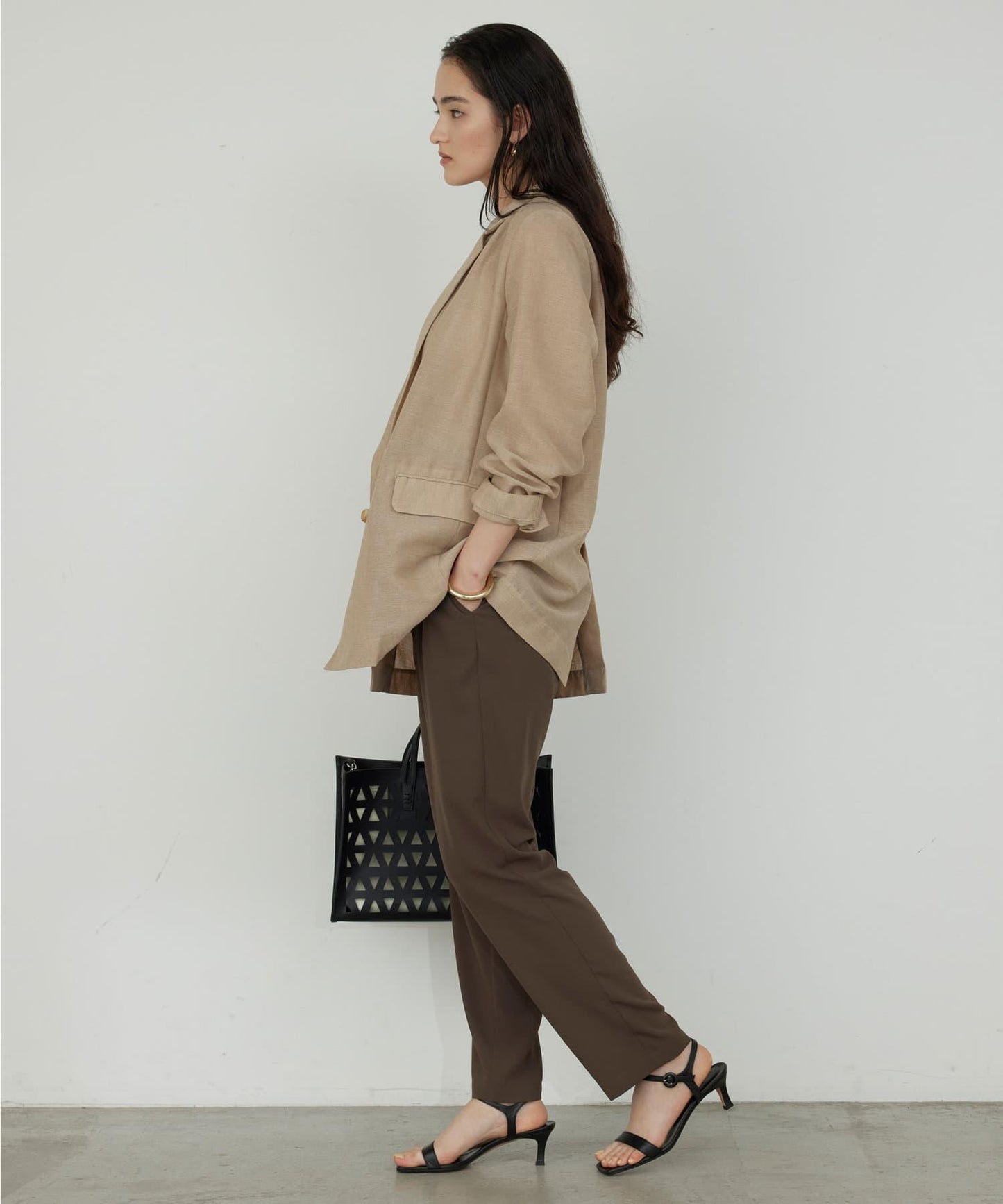 【更新！】【-3公斤顯瘦褲】針織錐形褲