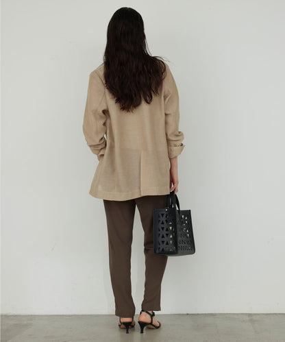 【更新！】【-3公斤顯瘦褲】針織錐形褲