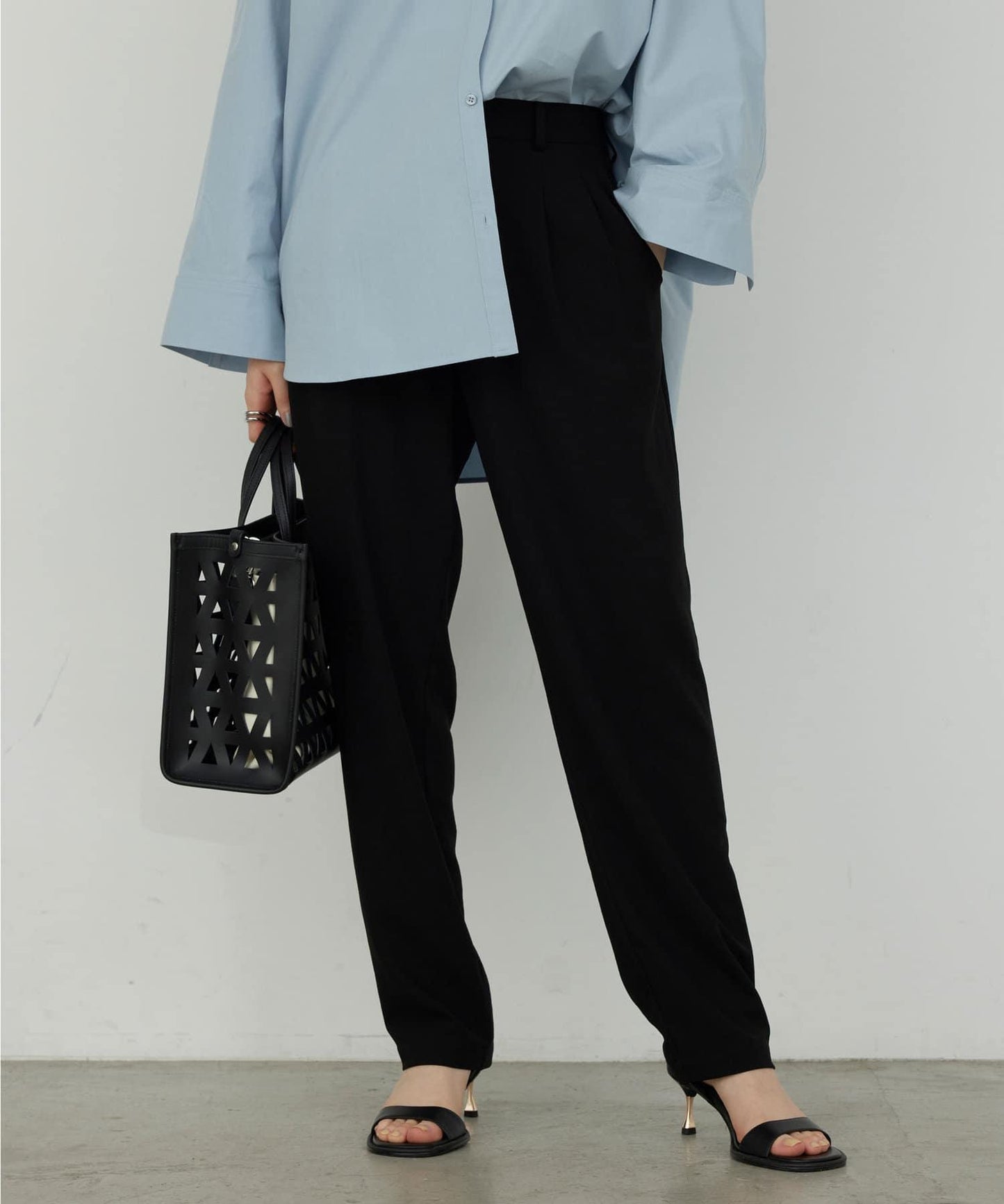 【更新！】【-3公斤顯瘦褲】針織錐形褲