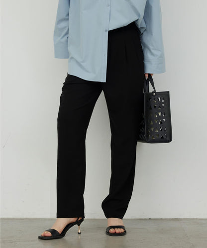 【更新！】【-3公斤顯瘦褲】針織錐形褲