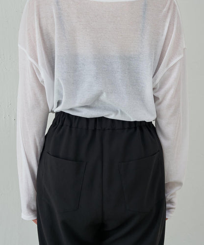 【更新！】【-3公斤顯瘦褲】針織錐形褲