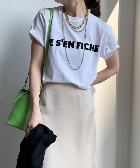 JES'EN FICHE絨布LOGO T恤