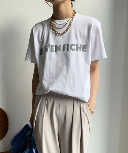 JES'EN FICHE絨布LOGO T恤