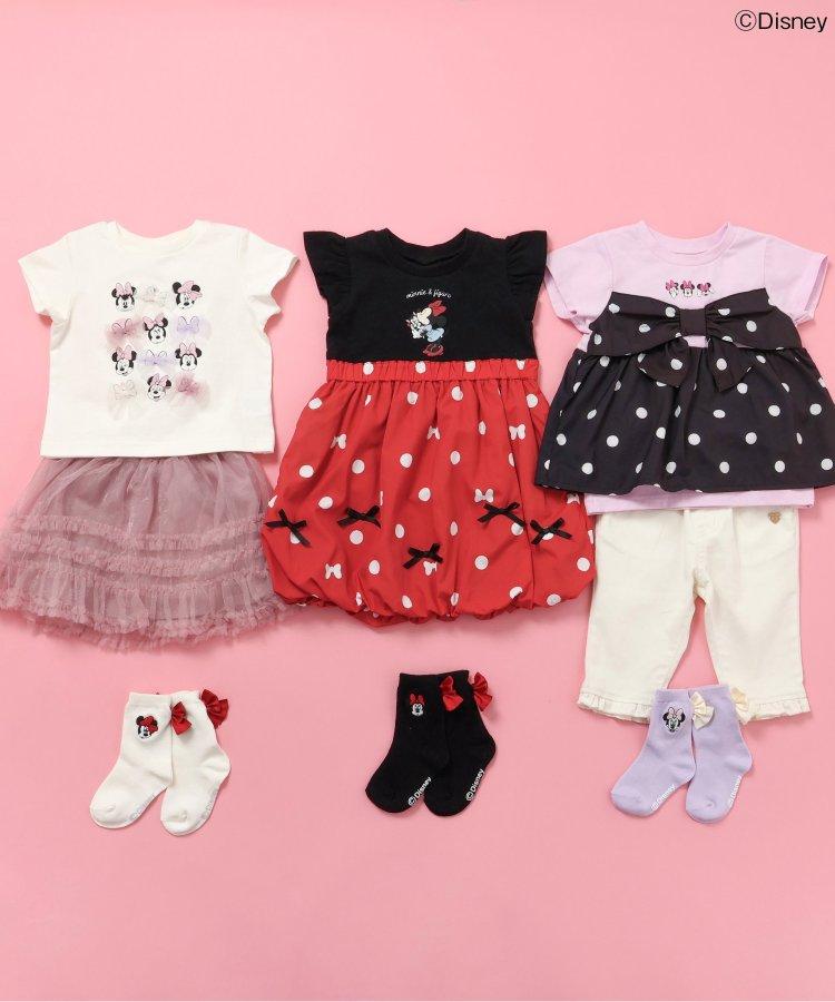 《迪士尼》卡通角色米妮混搭T恤