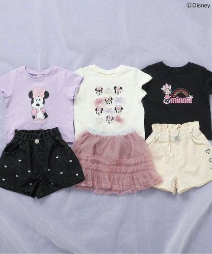 《迪士尼》卡通角色米妮混搭T恤