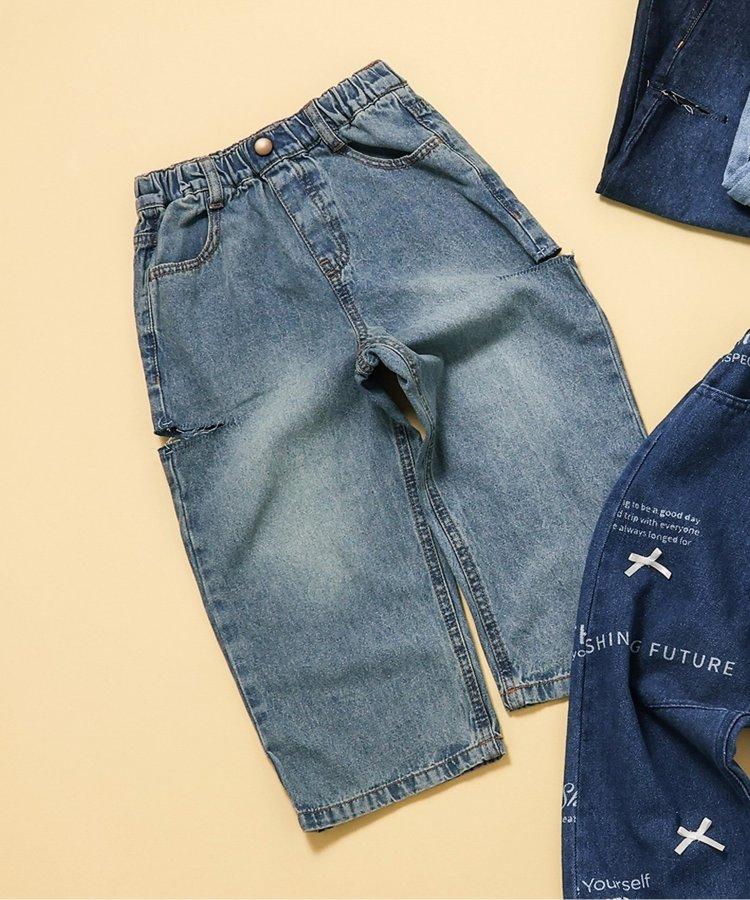 剪裁牛仔褲 10分褲