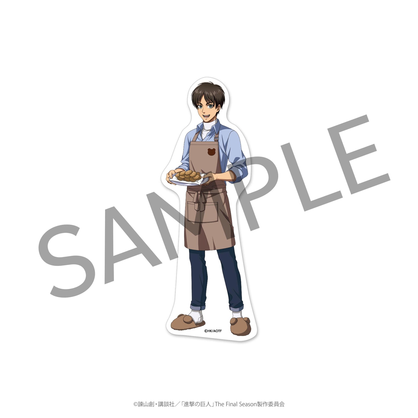 《進擊的巨人》3點鐘 大卡特剪貼貼紙（艾倫）