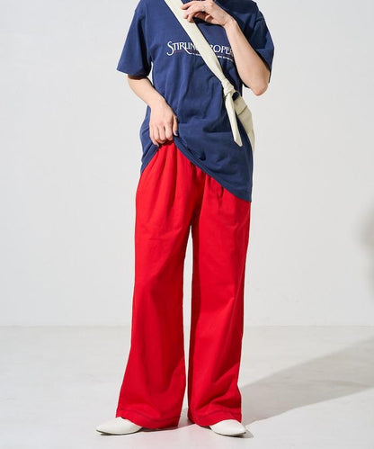 印度風格階梯賽褶皺休閒褲（可搭配套裝）