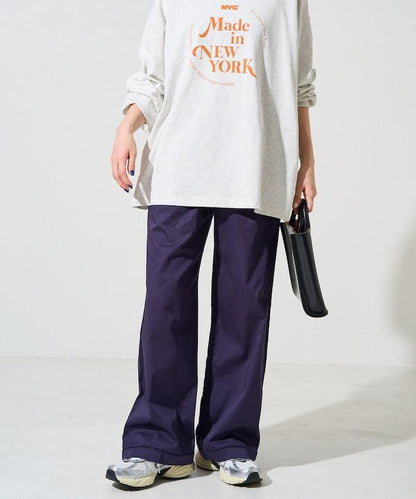 印度風格階梯賽褶皺休閒褲（可搭配套裝）