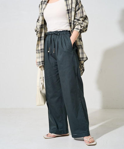 印度風格階梯賽褶皺休閒褲（可搭配套裝）