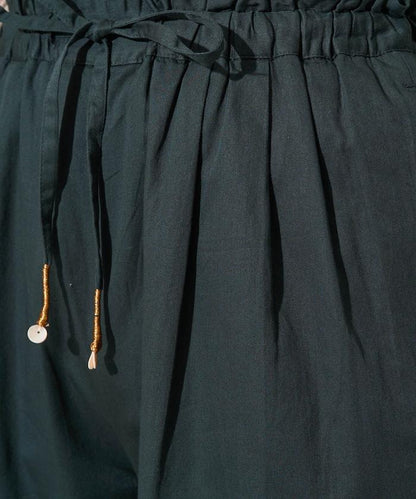 印度風格階梯賽褶皺休閒褲（可搭配套裝）