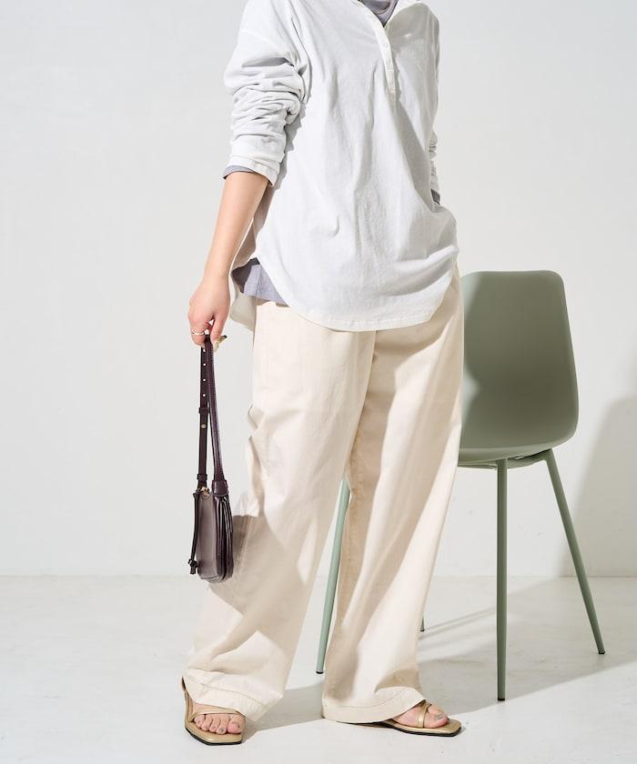 印度風格階梯賽褶皺休閒褲（可搭配套裝）