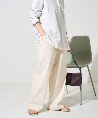 印度風格階梯賽褶皺休閒褲（可搭配套裝）