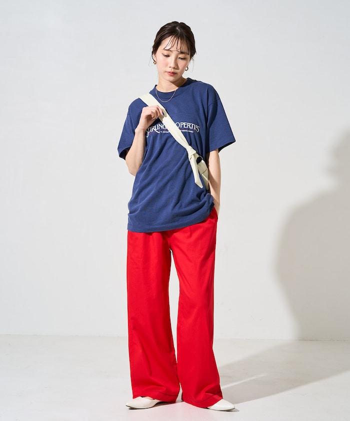 印度風格階梯賽褶皺休閒褲（可搭配套裝）