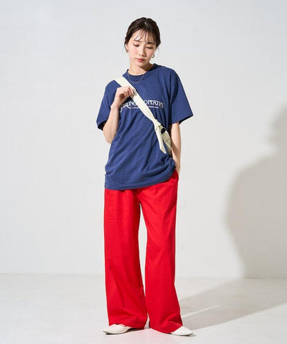 印度風格階梯賽褶皺休閒褲（可搭配套裝）