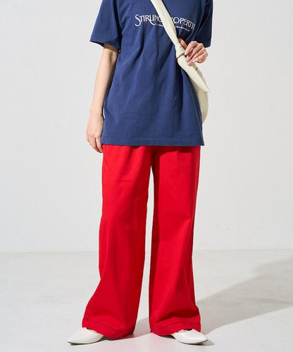 印度風格階梯賽褶皺休閒褲（可搭配套裝）