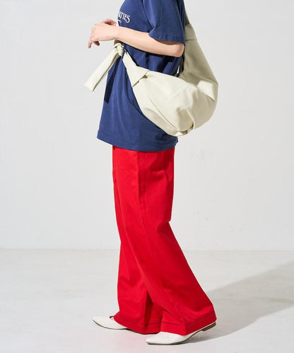 印度風格階梯賽褶皺休閒褲（可搭配套裝）