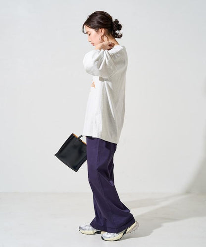 印度風格階梯賽褶皺休閒褲（可搭配套裝）