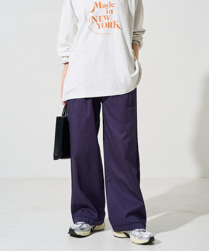 印度風格階梯賽褶皺休閒褲（可搭配套裝）