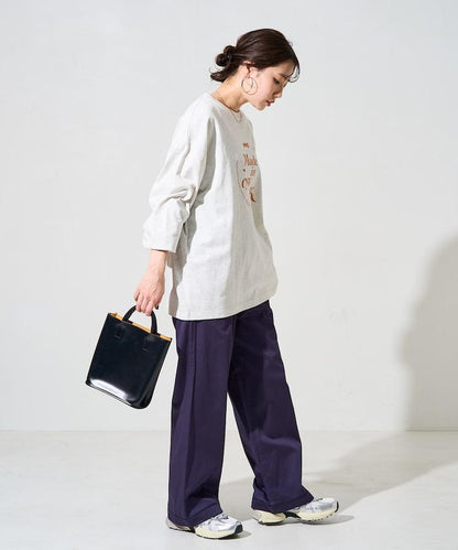 印度風格階梯賽褶皺休閒褲（可搭配套裝）