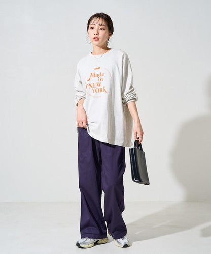 印度風格階梯賽褶皺休閒褲（可搭配套裝）