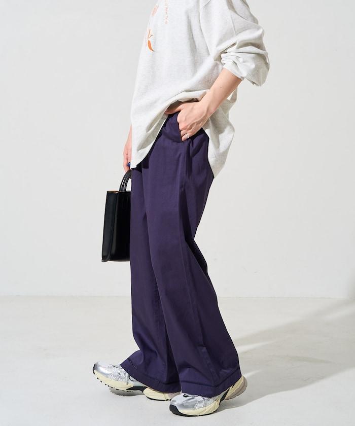 印度風格階梯賽褶皺休閒褲（可搭配套裝）