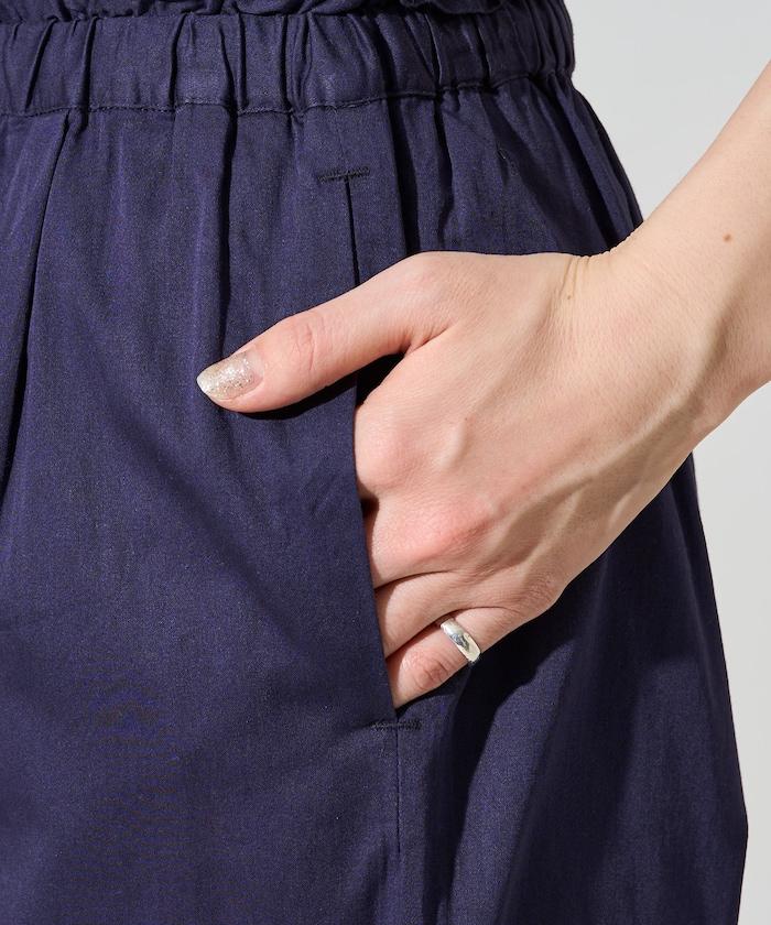 印度風格階梯賽褶皺休閒褲（可搭配套裝）