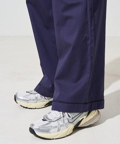 印度風格階梯賽褶皺休閒褲（可搭配套裝）