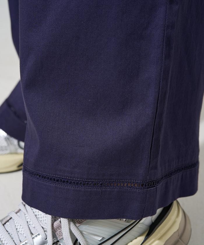 印度風格階梯賽褶皺休閒褲（可搭配套裝）