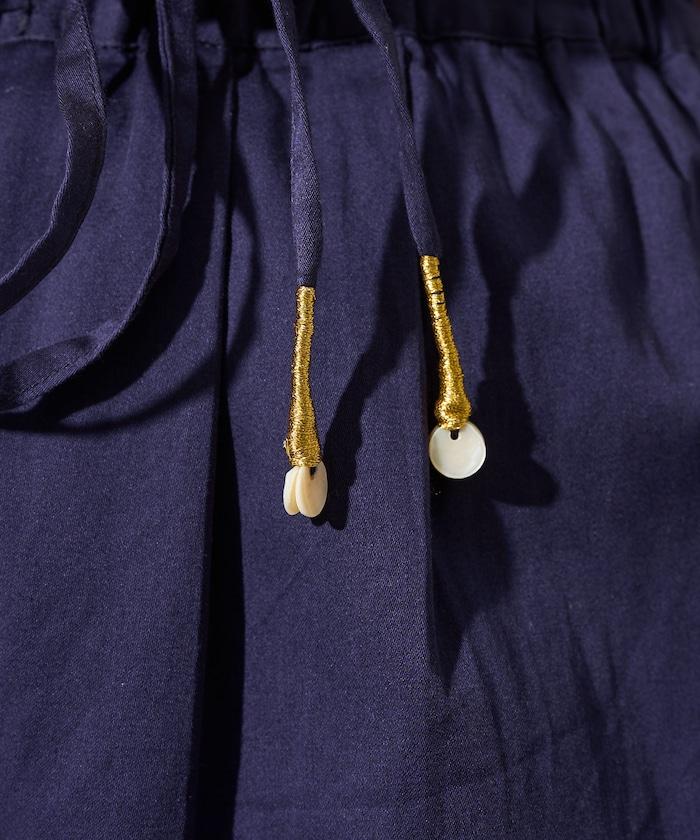 印度風格階梯賽褶皺休閒褲（可搭配套裝）