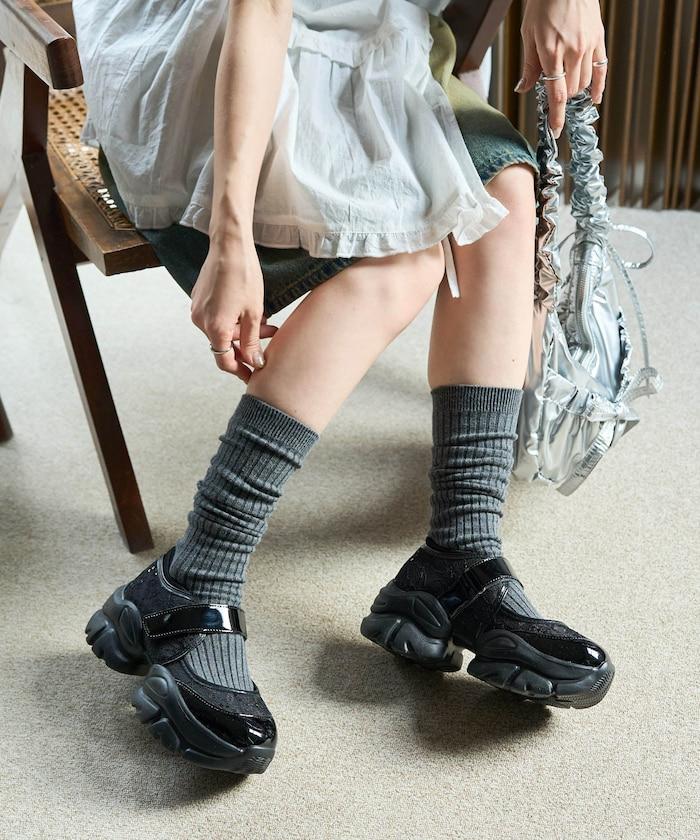 厚底 蕾絲 運動鞋【限定推出】