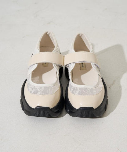 厚底 蕾絲 運動鞋【限定推出】