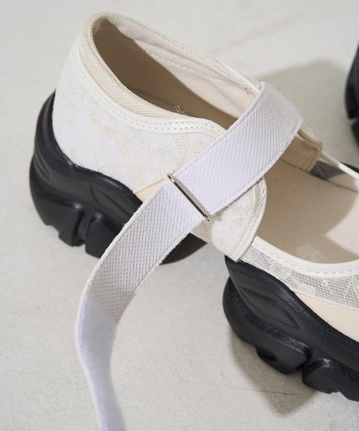 厚底 蕾絲 運動鞋【限定推出】