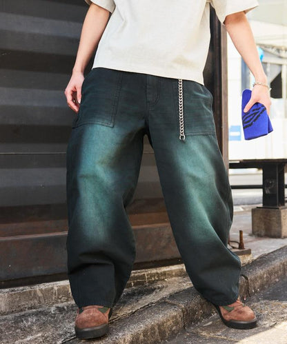 氣球剪裁 畫家褲 / 鴨絨 / 牛仔褲 【限定推出】