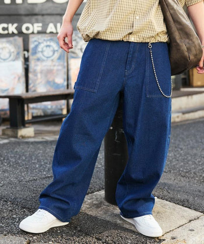 氣球剪裁 畫家褲 / 鴨絨 / 牛仔褲 【限定推出】