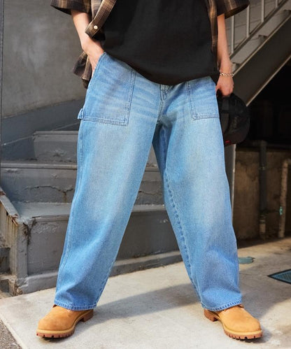 氣球剪裁 畫家褲 / 鴨絨 / 牛仔褲 【限定推出】