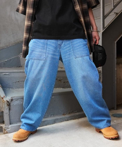 氣球剪裁 畫家褲 / 鴨絨 / 牛仔褲 【限定推出】