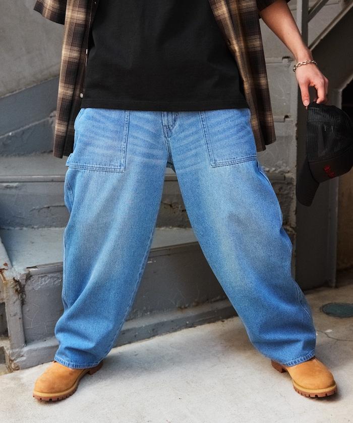 氣球剪裁 畫家褲 / 鴨絨 / 牛仔褲 【限定推出】